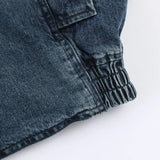  MQTIME  -  Women Denim Jacket Autumn Winter Fur Collar Long Sleeve Women's Coat Zipper Loose Female Casual Outerwear Retro Lady Tops ﻿