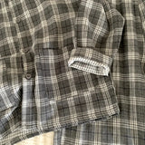 MQTIME  -  Boys Set Autumn Spring Kid Clothes Casual Simple Plaid Loungewear Long Sleeve Shirt Loose Pant Two Piece Set