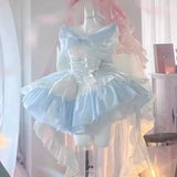 MQTIME  -  Handmade High Quality French Sweet Lolita Princess Mini Birthday Party Wedding Dresses Photography Clothing Coronation Dress