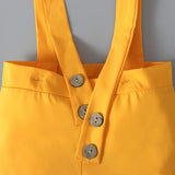 MQTIME  -  Summer Baby Clothes Set Boy Romper Bodysuit Sunflower Print Tops+Straps Pants 2Pcs Suit Kid Outfit Newborn Toddler Jumpsuit A597