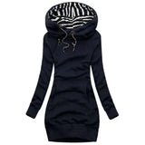 MQTIME  -  Fashion Womens Slim Fit Long Sleeve Hoodie Casual Streetwear Pullover Warm Loose Sweatshirt Tops for Autumn Winter