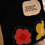 MQTIME  -  Flower Hand-embroidered Bag High-quality Casual Canvas Large Capacity Shoulder Crossbody Bag