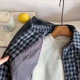 MQTIME  -  Kids Baby Boys Jacket Turn Down Collar Thicken Warm Toddler Boys Plaid Parkas New Winter Little Boys Outerwear Coat