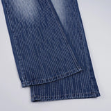  MQTIME  -  Y2K Rhinestone Wide Leg Jeans Women Gradient Washed Baggy Denim Pant Low Waist Sparkly Glitter Flare Trouser Streetwear