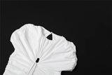 MQTIME  -  Hollow Out Ruched Bodycon Mini Dress Women Sexy O-neck Short Sleeve Backless Wrap Hip Slim Party Night Clubwear Streetwear