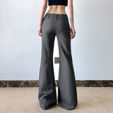 MQTIME  -  Pants Gym Womens Oversize Loose Baggy Simple Solid Streetwear Hip-hop Urban Basic Casual Design Comfortable Sport Long Bottom OL