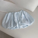 MQTIME  -  Streetwear Fairy Summer Mini Pleated Skirts Women High Waist A-line Sweet Solid Harajuku Jupe Y2k Aesthetic Grunge Skirt
