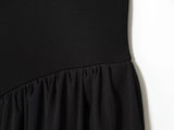 MQTIME  -  Women Mesh Splice Long Dresses Spring Summer Female Chic French Elegant Stand Collar Zip Sleeveless Vest Dress Lady Party Dress