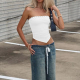  MQTIME  -  2026 New Shell Buckle Decorative Versatile Tube Top Women
