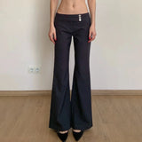 MQTIME  -  Casual Pants Ripped Womens Korean Kpop Streetwear Trendy Ins Urban Fashion Tide Young Oversized Harajuku Hip Feeling Girl Female