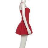  MQTIME  -  Spring New Product Low Neck Off Shoulder Waist Suspender Dress Women