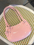 MQTIME  -  Sweet Cute Pink Handbag Women New Harajuku Bow Chic Y2k Bags Purse Ladies Fairycore Aesthetic Underarm Bag Bolso Mujer