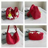 MQTIME  -  Star Y2k Messenger Bag Women New Harajuku Cute Canvas Casual Tote Crossbody Bag Ladies Red Bolsa Mujer Aesthetic