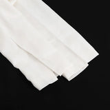 MQTIME  -  Spring and Autumn New Party Dress Skirt Women's High-end V-neck Long Sleeve Temperament High-waisted Slit French Dress