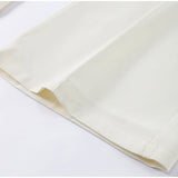 MQTIME  -  Blazer Suit Trouser Sets Women Solid Lace Up Turn-down Collar Coat High Waist Wide Leg Pant Suits Female 2025 Office Lady Outfit