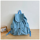 MQTIME  -  Ladies Large Capaci Travel Bapa Dstring Zipper ket Soft oulder Bag Printed Youth Waterproof Nylon Bapa 2024