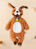 MQTIME  -  Toddler Cat Costume Lovely Short Sleeve Button-up Hooded  Baby Romper Sweet Halloween Animal Outfit