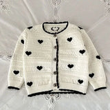  MQTIME  -  New Autumn Toddler Baby Girls Sweater Coat Long Sleeved Solid Color Hooded Infant Baby Girls Knitting Cardigan Coat