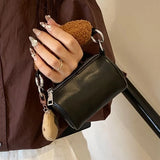 MQTIME  -  Cute Retro Plush Bread Handbag Cookies PU Mini Storage Bag Crossbody Bags Shoulder Bag Women's Bags Messenger Bag