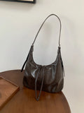 MQTIME  -  Korean Sle Large Capaci Tote Bag Women's Faionable Crossbody Bag Underarm Bag Lazy Sle Handbag for Autumn Winter