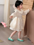 MQTIME  -  New Spring Baby Girls Princess Dresses Ruffles Lace Ball Gown Toddlers Kids Birthday Party Dress