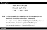 MQTIME  -  Women Shoulder Bag Solid Color Leather Simple Design Large Capacity Women Crossbody Multifunctiona Handbag
