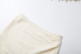 MQTIME  -  Sheel Tassel Vacation Beach 2 Piece Set Women Fashion Lace Up Halter Backless Irregular Tank Tops + Mini Skirts Casual Suits