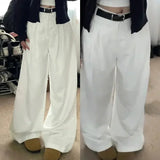 MQTIME  -  Casual Outing Commuting Wear High Waist Jeans Brand New Condition Cotton Fabric Daily Commuting Outfit Hot Girl Style