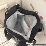  MQTIME  -  Korean Style Clear Window Pocket Tote Bag Women Star Pendant Large Capacity Daily School Handbags Fashion Shoulder Bags