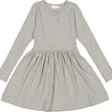 MQTIME  -  Solid Kids Girl Dress Knit Ruffle Skirt Hem Thicken Toddler Girls Warm Dress New Winter Versatile Little Girls Knee Length Dress