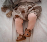 MQTIME  -  Summer Baby Set Long-sleeved Romper Top Shorts Pure Handmade Embroidered Cartoon Animals High-quality Fabric Physical Texture