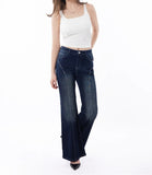 MQTIME  -  Jeans For Women, Retro Micro Flared Plus Size Jeans For Women, Slim Fit And Fashionable Women's Pants