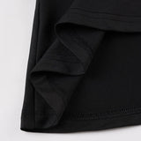 MQTIME  -  Rivets Swinging Collar Lace Up Halter Backless A-line Mini Dress Women Sexy Sleeveless Y2K Casual Streetwear Night Clubwear
