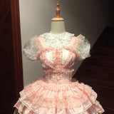 MQTIME  -  Handmade Girls Birthday Lolita Dress Trailing Princess Adult Party Dress Women Wedding High Quality Dress Photography Clothes