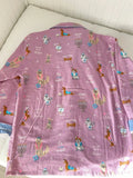 MQTIME  -  Floral Print Cotton Pajamas Long Sve Women's Home Clothes Set Spring Autumn Large Size Sweet Sle Spwear Ensemble