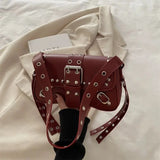 MQTIME  -  women's bag motorcycle bag leopard print crossbody bags y2k designer bag women's bags trend new in high end bag novelty