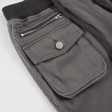  MQTIME  -  American Streetwear Low Waist Pockets Vintage Patchwork Casual Long Jeans