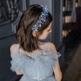 MQTIME  -  Flower Girl Dress For Wedding Tulle Fluffy Sleeveless Ruffles Beading Princess Birthday Party First Communion Ball Gowns Dress