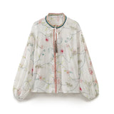 MQTIME  -  Beach Style Dress Sets Summer New Flower Embroidery Two Pieces Outfits Mujer Cotton Blend Vacation Boho Suits