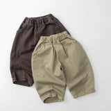 MQTIME  -  Spring New Children Casual Pants Boys Girls Vintage Harem Pants Baby Loose Trousers Solid Toddler Pants Kids Clothes
