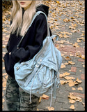 MQTIME  -  Casual Foldable Nylon Bapa Large Capaci Travel Bag ex Lightweight Comfortable oulder Straps Simple  Color De...
