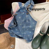  MQTIME  -  New Summer Toddlers Kids Denim Jumpsuits Polka Dot Printed Children Shorts Baby Girls Suspenders Overalls
