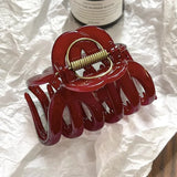 MQTIME  -  New Design Top Grade Pumpkin Hair Claw Clip For Women Sweet Hair Ornament Back Long Hair Hold Headband Hairpin Hair Accessories