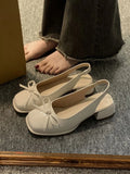 MQTIME  -  Summer Japanese Style Mary Janes Shoes Office Lady Causal Round Toe Soft Shoes Non Slip Daily Wear Shoes Korean Fashion