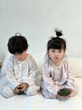 MQTIME  -  Spring Sweet Long Sve Children's Clothing Thin Air Conditioning Suit Home Clothes Set for Mother And Daughter Girls