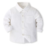 MQTIME  -  4Piece Spring Autumn Baby Boy Outfit Set Korean Fashion Gentleman Tie Long Sleeve Tops+Pants Toddler Clothe Kids Clothing BC1717