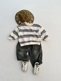  MQTIME  -  Autumn New Children Striped Sweatshirt Long Sleeve Boys Girls Cotton Pullover Loose Kids Casual Sweatshirt Baby Clothes