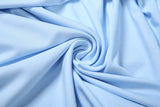 MQTIME  -  Light Blue Plunge Neck Slim Mini Dress Women Ruched Twist Front Bodycon Party Club Dress Summer Fashion Sexy Cocktail Gown