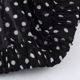  MQTIME  -  Polka Dot Printed Women Shirt Autumn New Bow Tied Blouse Woman Tops Lady Ruffles Long Sleeve Loose Elegant Blouses Top ﻿