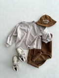  MQTIME  -  Autumn New Children Long Sleeve T Shirts Solid Boys Girls Casual Tee Kids Bottoming Shirts Toddler Cotton Tops Baby Clothes